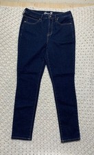 Seven7 Skinny Jeans Women  s Size 10 Blue Denim W30 L28 Stretch Dark Wash