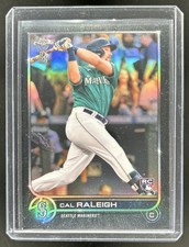 2022 Topps Chrome Ben Baller Edition Cal Raleigh RC Rookie #149 Mariners