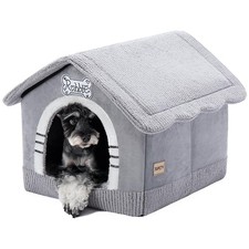 Indoor Dog House with Frame, Large Dog Cave Bed, Insulated Cozy, Suitable for...