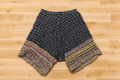 Authentic HaaT ISSEY MIYAKE Multicolor Drop Crotch Half Pants 170 0220