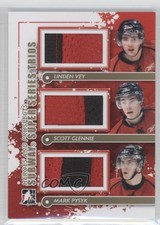 2011 ITG Heroes and Prospects Gold /10 Linden Vey Scott Glennie Mark Pysyk fm0