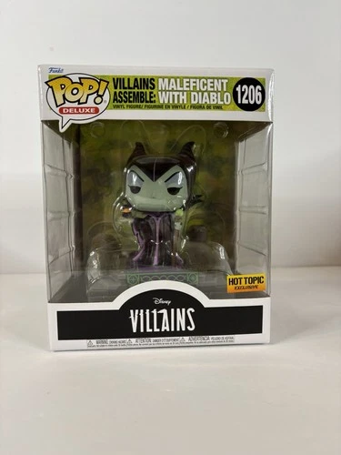Funko Pop Deluxe Maleficent w Diablo #1206 Hot Topic Exclusive Disney