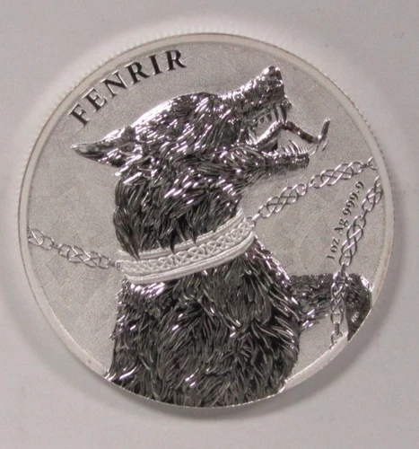 2022 1oz .999 Fine Silver Germania Beast's Fenir Round
