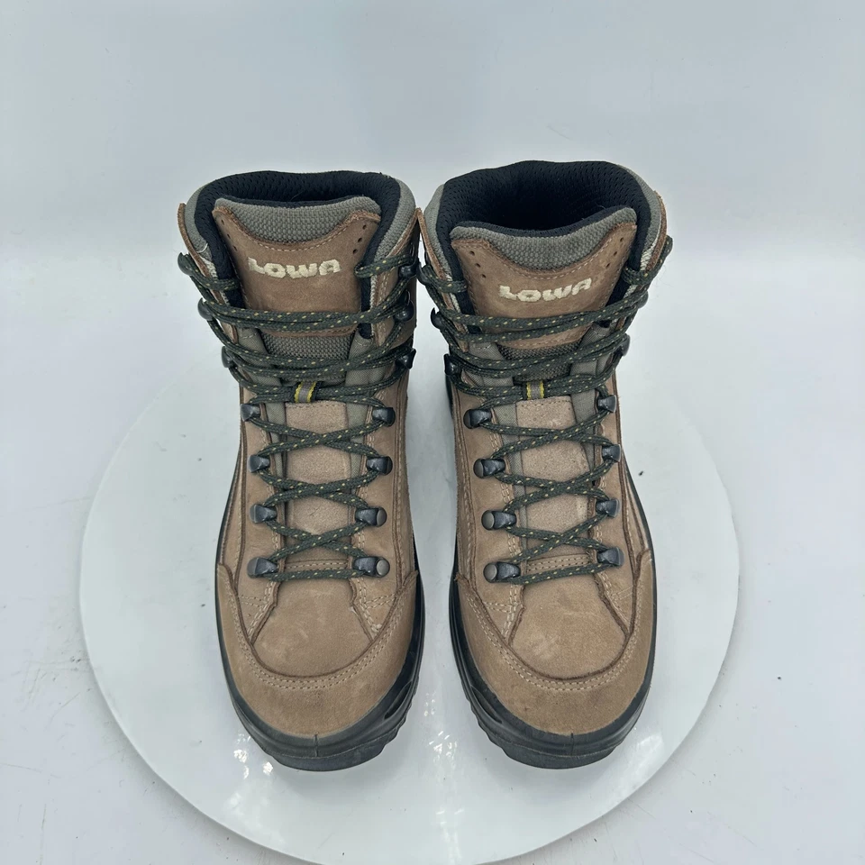 Lowa Renegade GTX Mid Ws Women Size 6 Brown Stone Leather Waterproof Hiking Boot - Image 3 of 4