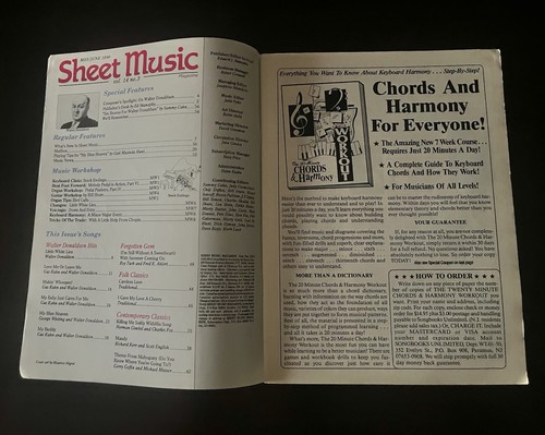 1990 May/June Sheet Music Magazine My Blue Heaven Makin' Whoopee! Collectible - Picture 5 of 9