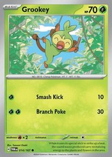 Grookey - 014/167 - Common - Near Mint - Scarlet & Violet - Twilight Masquerade