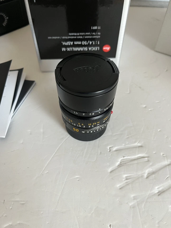 Leica Summilux-M 50mm F1.4 ASPH. 6-bit Black Lens for Leica M 11891 Excellent - Image 2 of 4