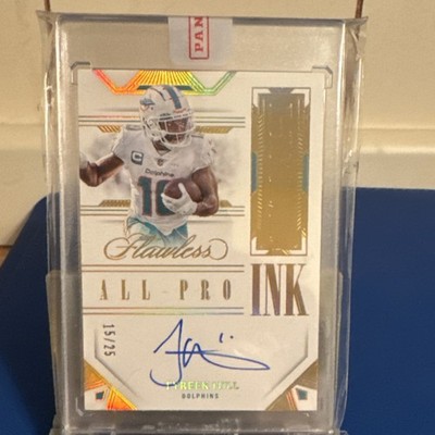 Panini Flawless Miami Dolphins Tyreek Hill Autographed Serial #15/25 All-Pro Ink