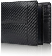 Cartera De Cuero Para Hombre Billetera Carteras Corta Cartera De Moda Clasico US