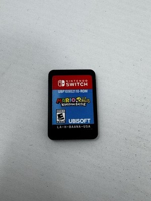 Mario + Rabbids Kingdom Battle Nintendo Switch Game Cartridge Ubisoft Tested E10