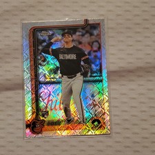 Topps 2025 Chrome Logofractor Coby Mayo Rookie Baltimore Orioles MLB #120