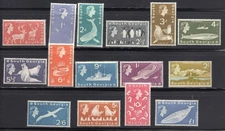SOUTH GEORGIA SC #1-15 1963 MINT VF/XF  OG NH  FALKLAND ISL  FREE SHIPPING!