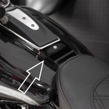 For Harley Electra / Road / Tour Glide Black Dash Panel Tank Extension Cover