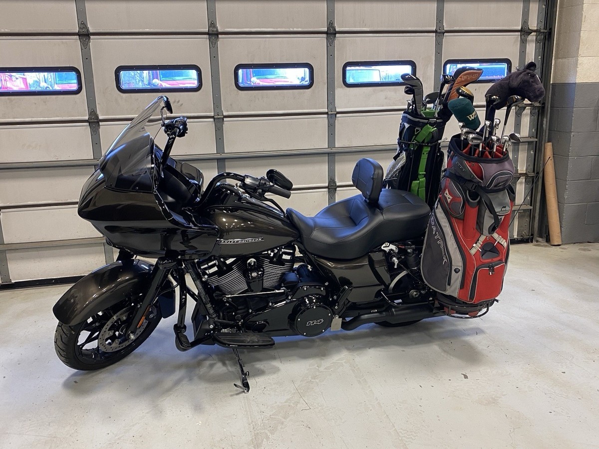 Harley-Davidson Motorcycle Golf Bag Rack for Harley touring bikes