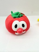 1999 Fisher Price VeggieTales Bob the Tomato Bounce N' Talk 5" Plush Not Working