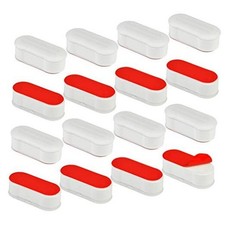 Toilet Seat Bumper Replacement Kit for Bidet with Strong Adhesive, 16 Pcs