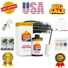 Touch Up Paint, Black, 1oz, Matte, w/brush in bottle, Quick drying, for Home ...