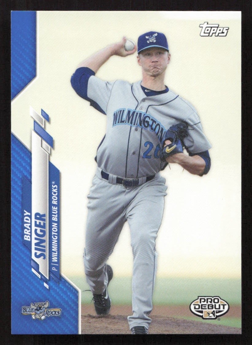 2020 Topps Pro Debut Brady Singer Blue #/150 #PD-147 Card