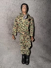 1964 Hasbro Black AA GI Joe w/ Flocked Hair With Later Adventure Team Uniform