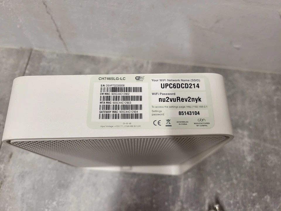 Unitymedia Connect Box WLAN Router CH7465LG-LC!!!! - Bild 2 von 4