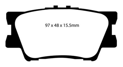 EBC Yellowstuff Rear Brake Pads