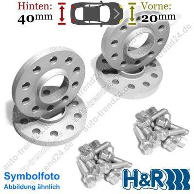 HR Spurverbreiterung vorne 20mm & hinten 40mm/Achse für BMW 5er F10 2009-2016