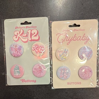 Melanie Martinez K-12 & Cry Baby Pinback Button Set - Music Theme