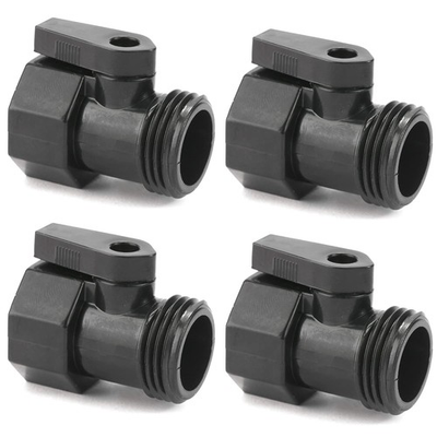 #ad #ad 4 Pack 3 4 Garden Hose Shut Off Valve1 Way Restricted Flow Water Shut Off F... $9.26
