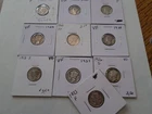 MERCURY DIMES (10) Coins/Mixed Dates