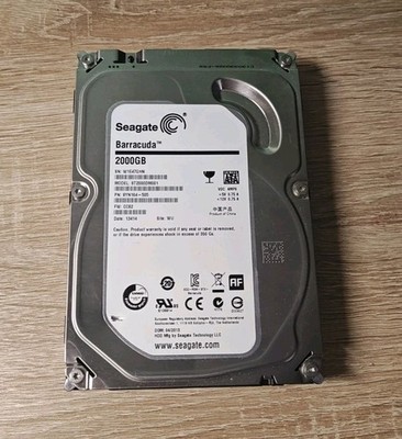 Seagate 2000GB (2TB) HDD Festplatte mit Windows 11 Pro | SATA | Barracuda 