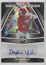 2022 Panini Elite Extra Edition Hidden Gems Black Daylen Lile #HG-GL Auto 2d9