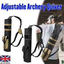 Oxford Cloth Arrow Bag Open-Top Arrow Quiver Arrow Holder Bag Adjustable UK