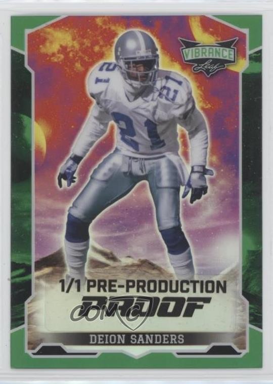 2022 Leaf Vibrance 1/1 Deion Sanders #BA-DS1 HOF 4z8