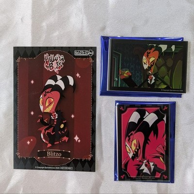 New Helluva Boss x Hazbin Hotel Acrylic Card Set  Blitz x2 + Postcard, 3pc,