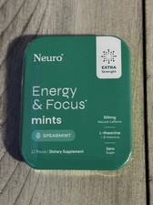 Neuro Energy Focus Mints Spearmint 12 Pieces Extra Strength
