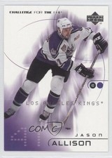 2001-02 Upper Deck Challenge for the Cup Jason Allison #39 0b4
