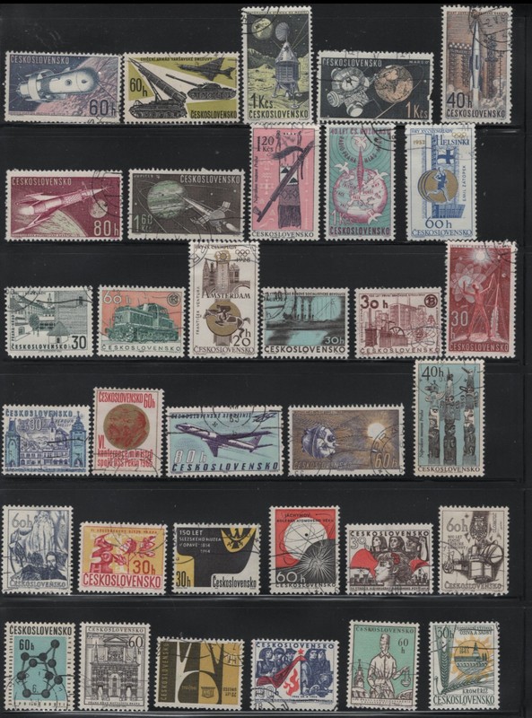 Centsational Czechoslovakia Amazing Used Group of Stamps