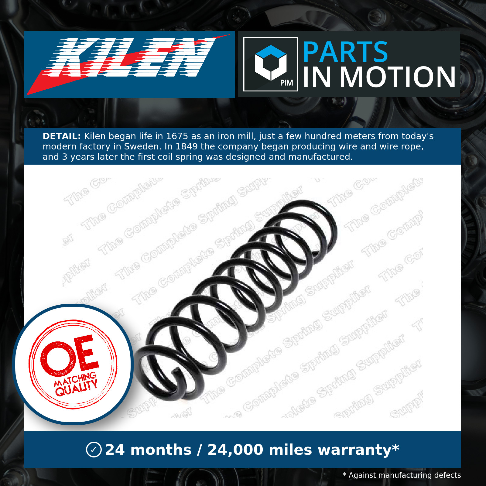 Suspension Coil Spring Front Long Life Fits Mercedes-Benz E-Class ROC CS4442 - Image 8
