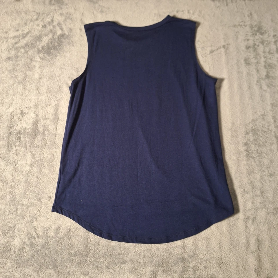 Camisa SELENA GOMEZ para mujer XL azul camiseta sin mangas Kill Em con amabilidad música pop Foto 4 de 4
