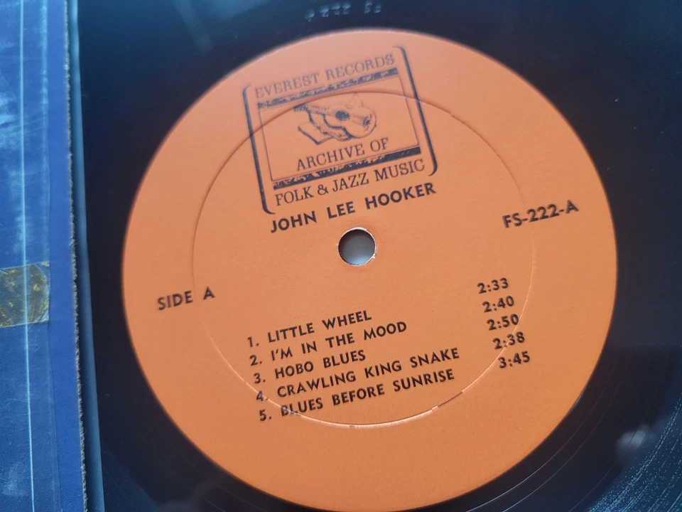 JOHN LEE HOOKER -John Lee Hooker IN SHRINK Compilation DELTA FOLK BLUES Lp - Image 2 of 4