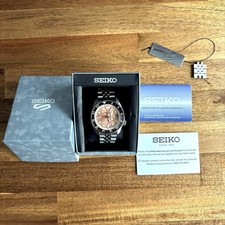 Seiko 5 Sports GMT Automatic Watch Limited Edition 1500 Pieces Rose Gold