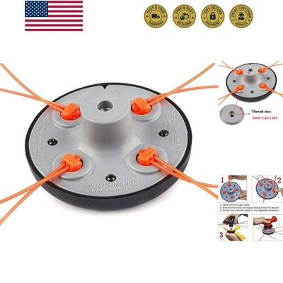 Universal String Trimmer Attachment Head Easy Load for Brushcutter Weed Eater...