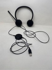 Jabra HSC016 USB Headset Black Built-in Mic Excellent Condition No Box