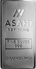 Asahi Refining Silver Bar 10 Troy oz .999 Fine Sealed Pack