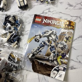 LEGO NINJAGO Lot Of 2 Nindroid Mechdragon 70725 & Titan Mech (Incomplete Sets)