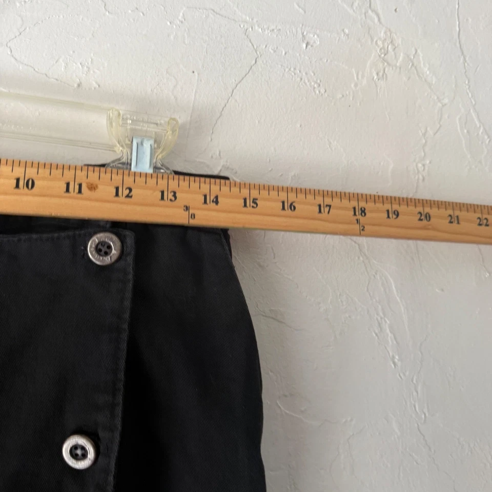 Wah Maker Women's Size 14 Black Wide Leg USA Gaucho Button Up Western Pants 14 - Image 4 of 4