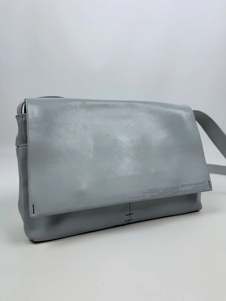 Mandarina утка кожи через плечо унисекс сумка - Изображение 3 из 4