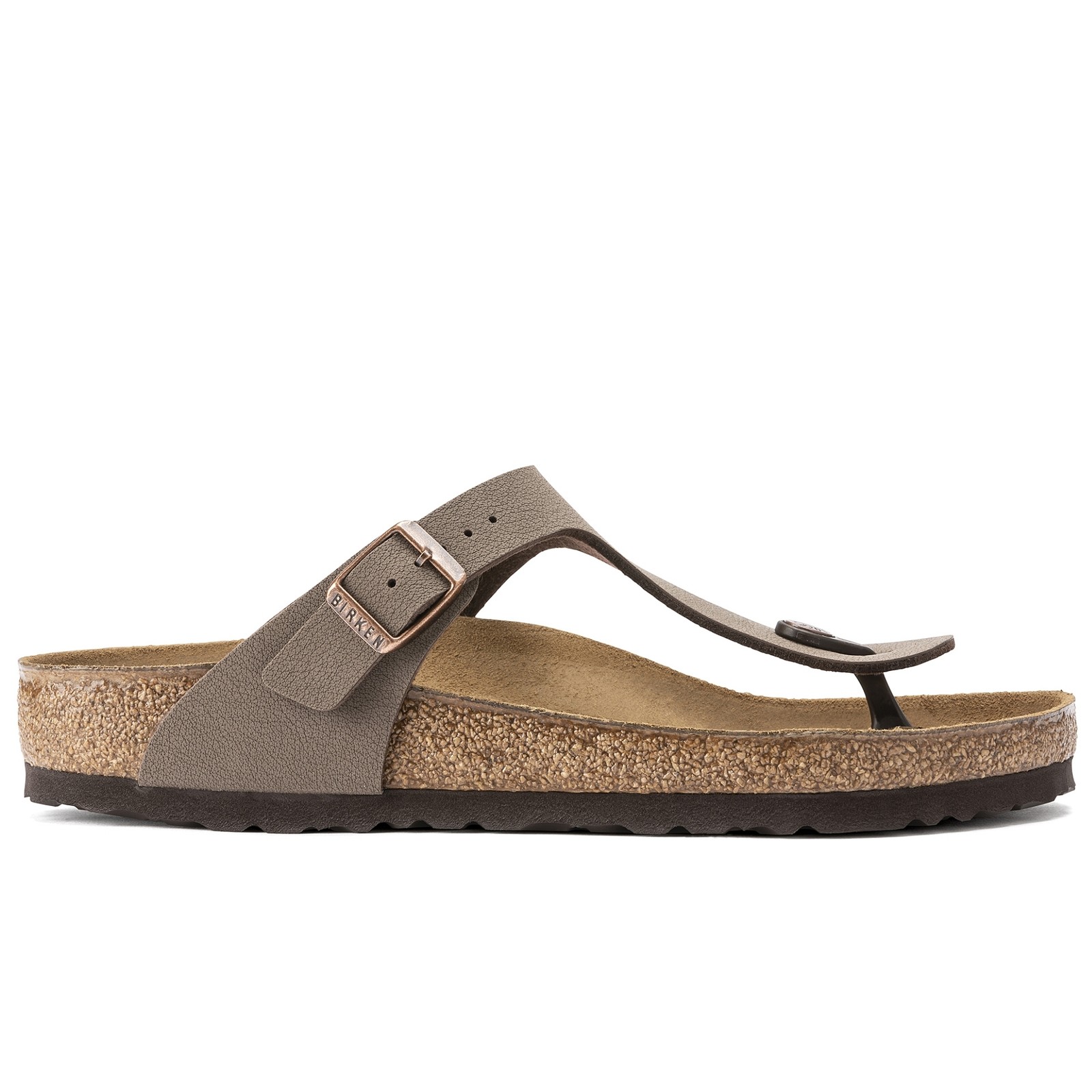 Shoes Birkenstock Gizeh Birko-Flor Nubuck Size 4.5 Uk Code 0043753 -9MW