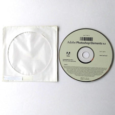 Adobe Photoshop Elements 4.0 Macintosh CD Photo Editing Software Disc