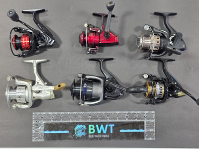 Spinning Reel Lot of 6 *Various Brands (D) *Daiwa, Sigma & More